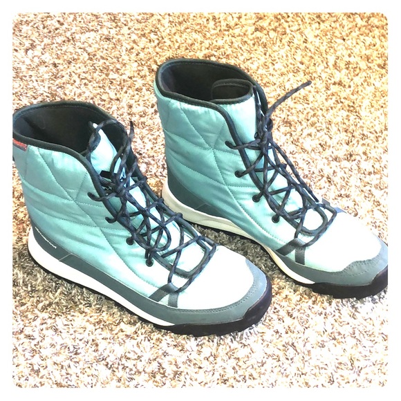 Womens Adidas Mint Green Snow Boots 